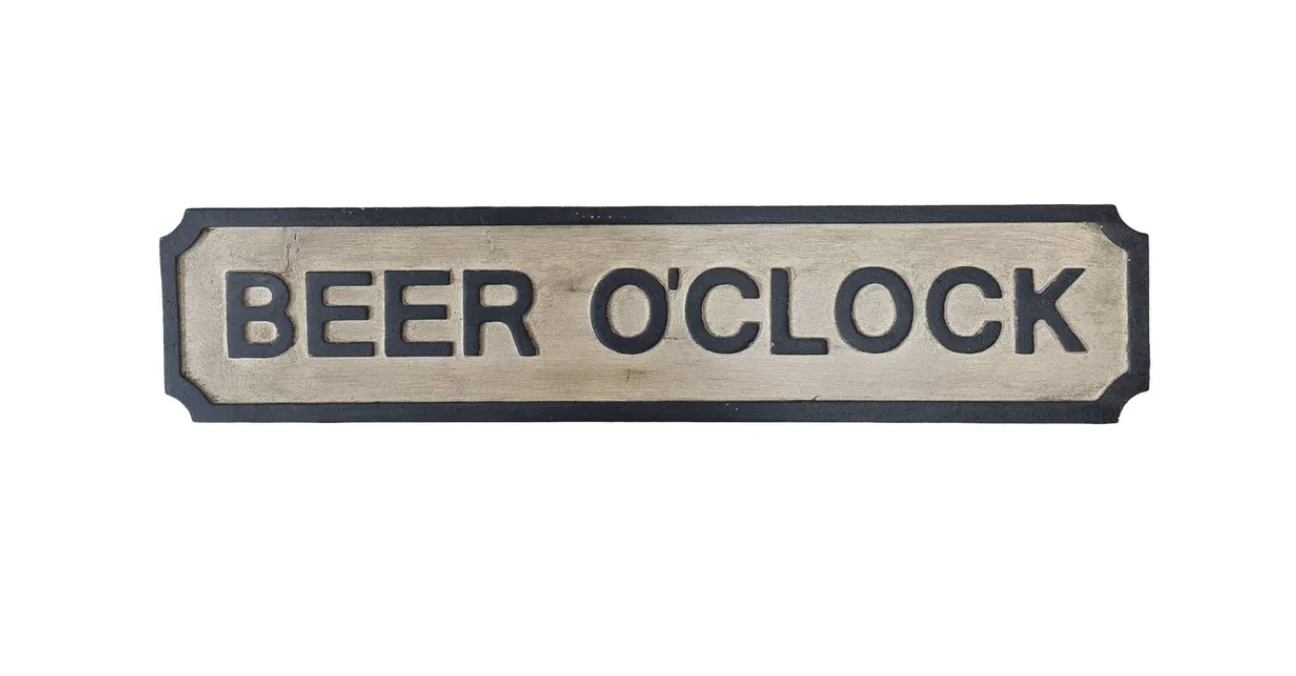 Small Beer O'Clock Sign