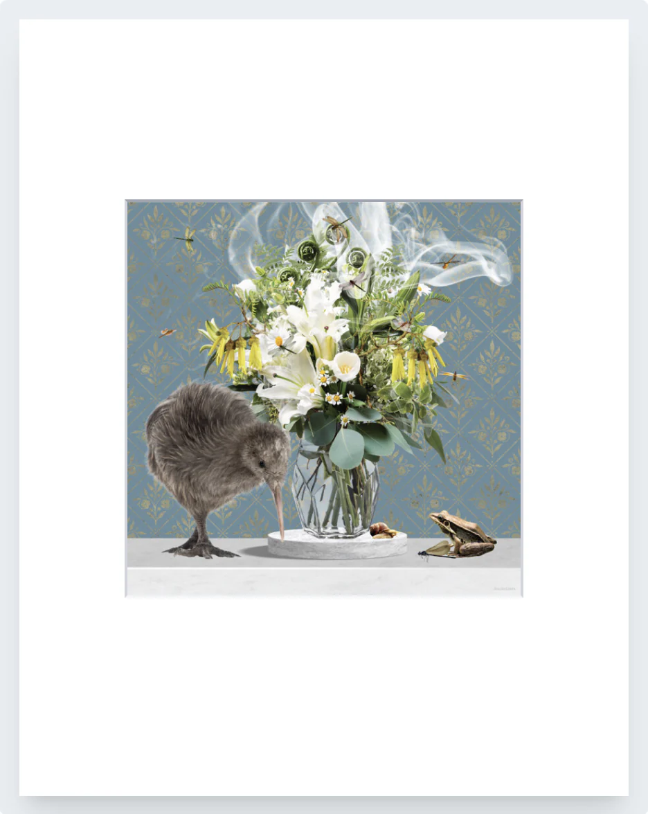 Smoking Hot Kiwi Art print