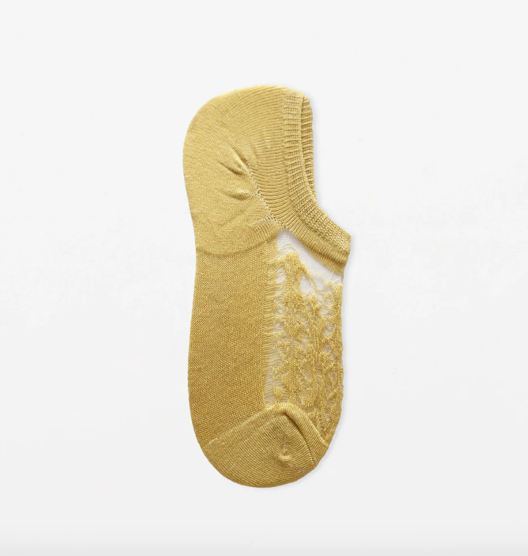 Sock No Show - Gold Crochet