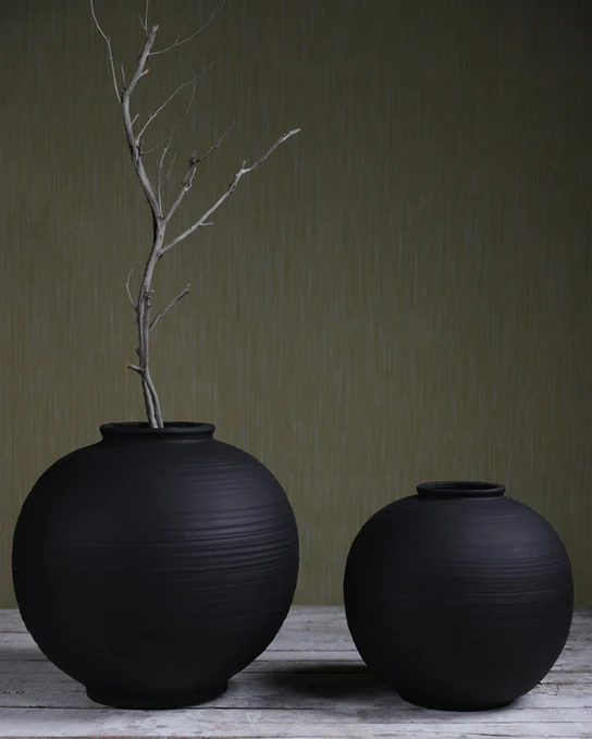 Spherical Vase Black - Large