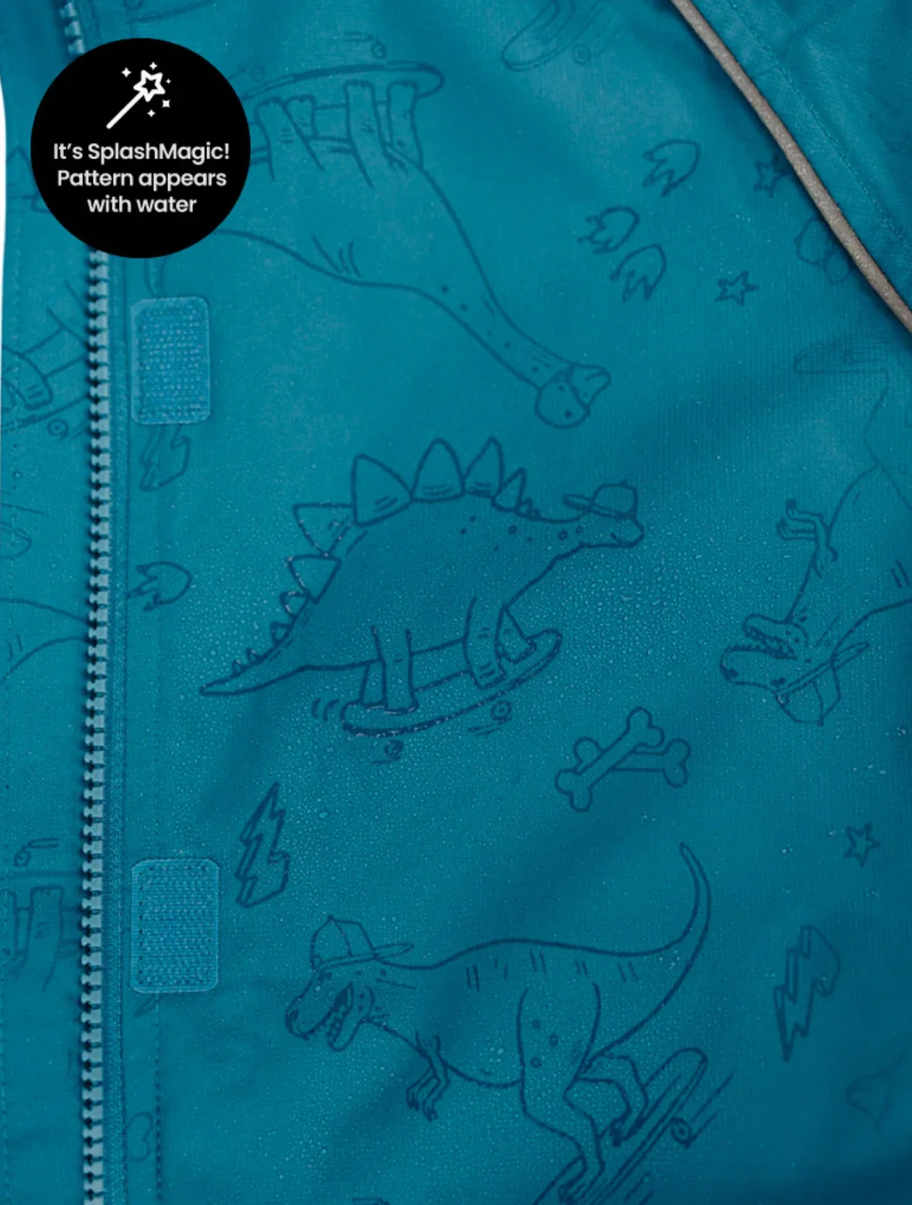 SplashMagic Storm Jacket - Deep Teal/Dino Skate Crew - Image 4