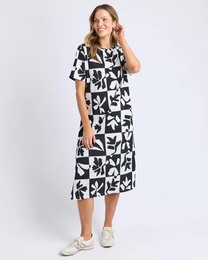 Splice Dress - Black - Image 3