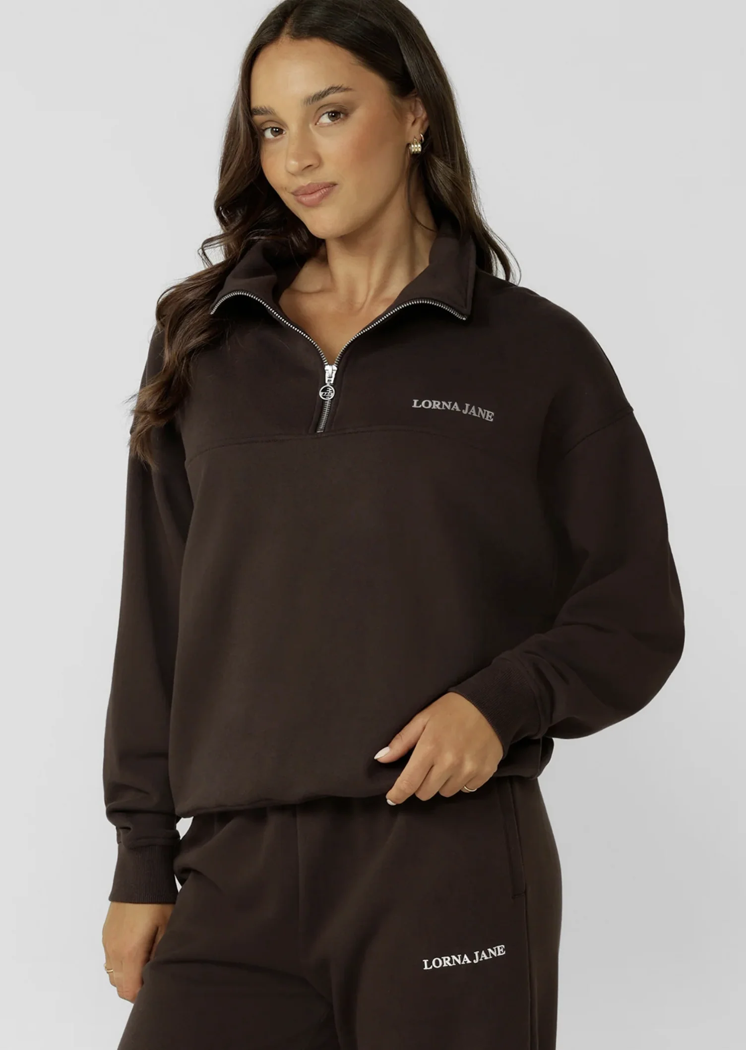 Streamline Quarter Zip Sweat - Volcano