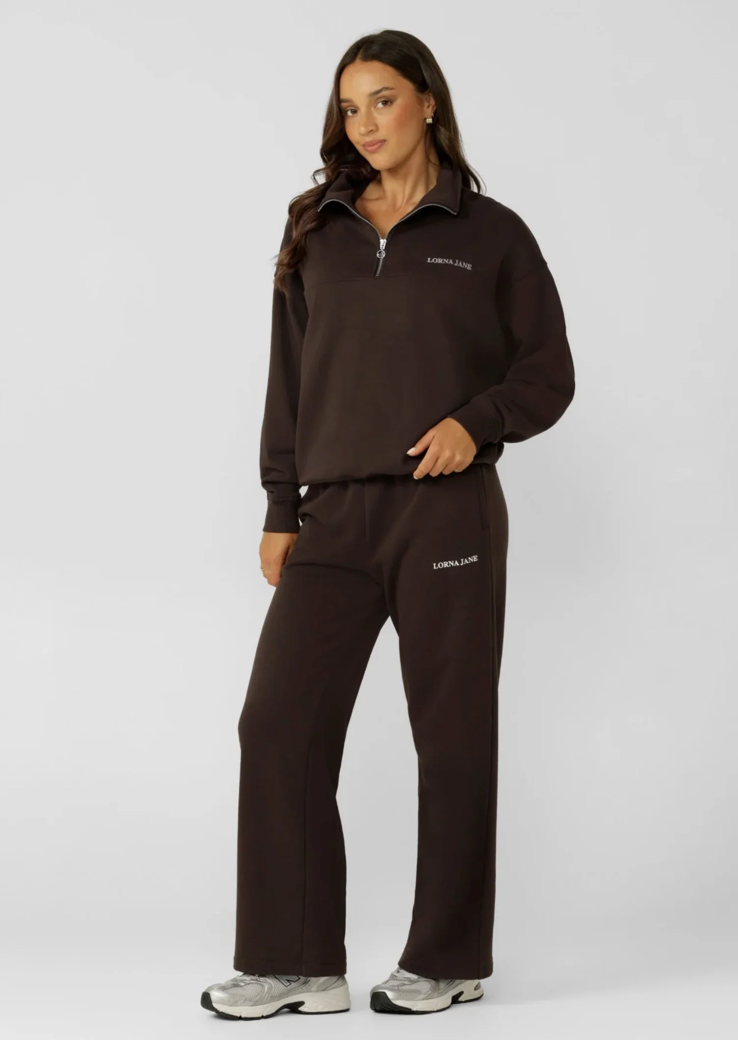 Streamline Quarter Zip Sweat - Volcano - Image 3