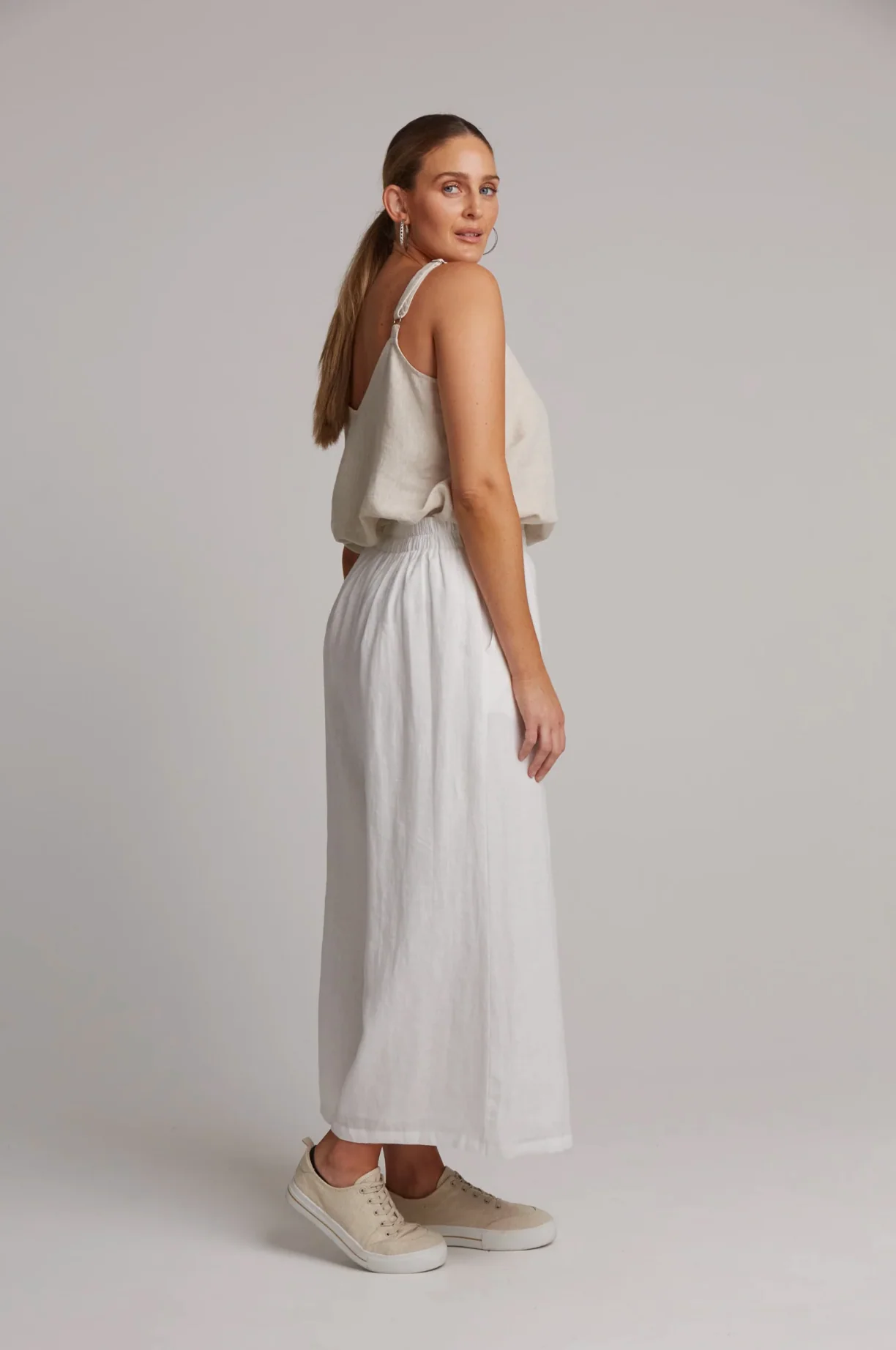 Studio Crop Pant - Salt - Image 3