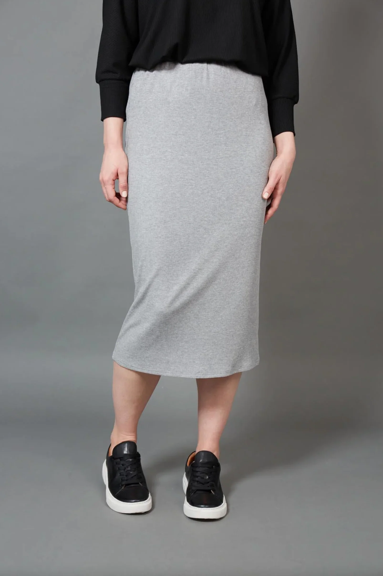 Studio Jersey Skirt - Gray - Image 5