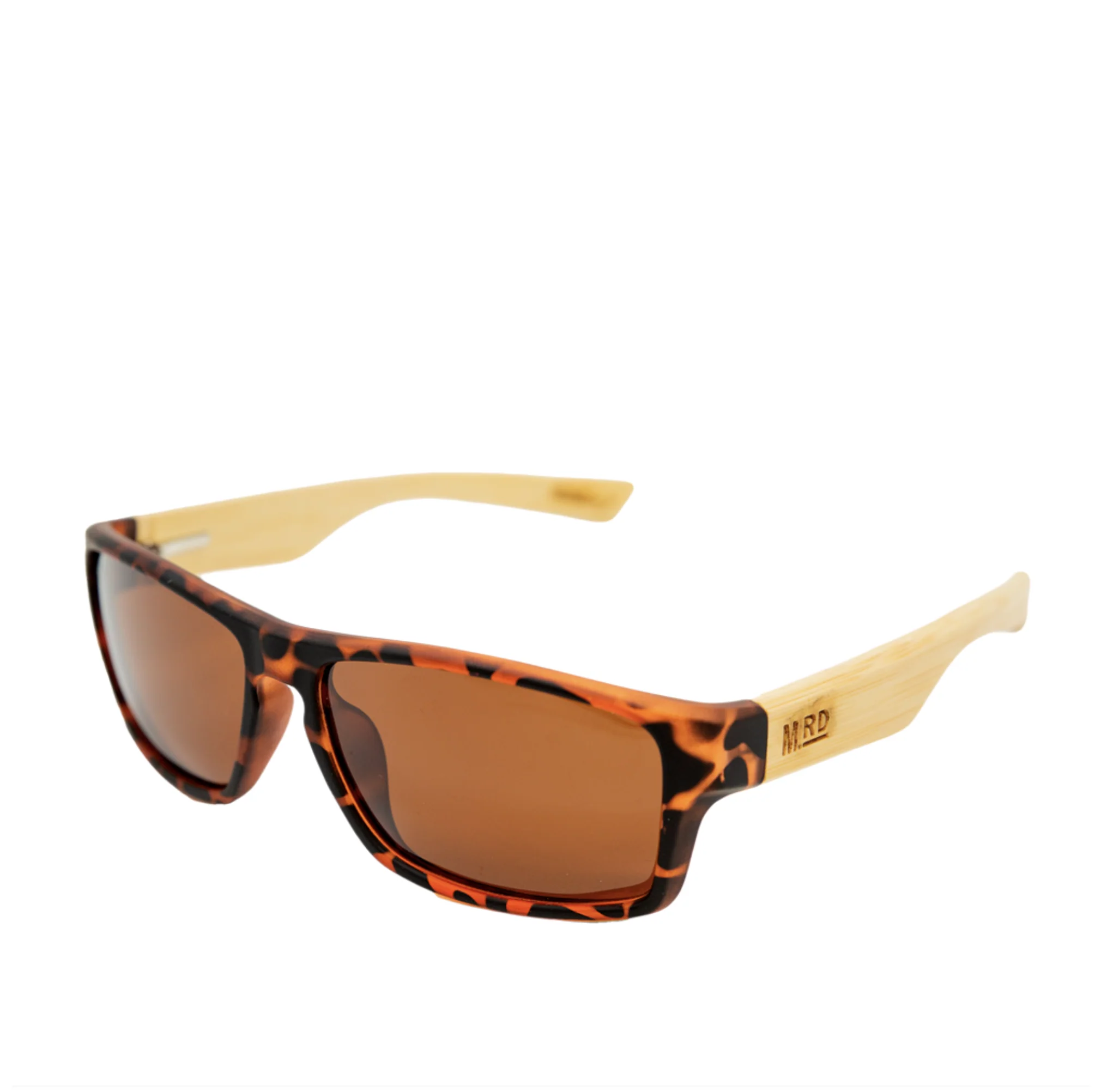 Sunnies - Tradies/Tortoiseshell with Wooden Arms