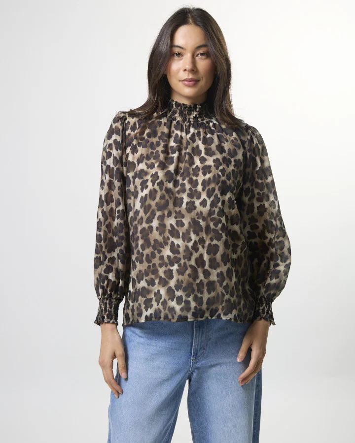 Sylvie Blouse - Leopardess