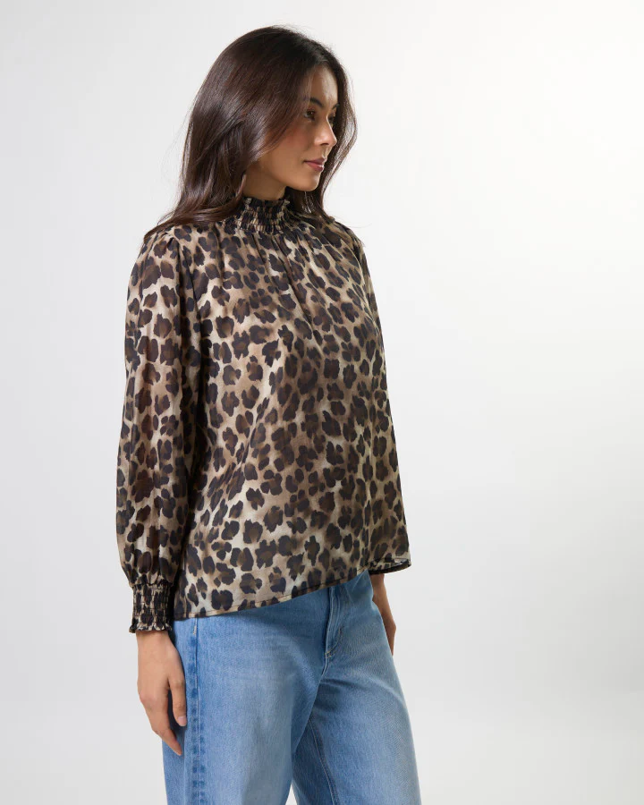 Sylvie Blouse - Leopardess - Image 2