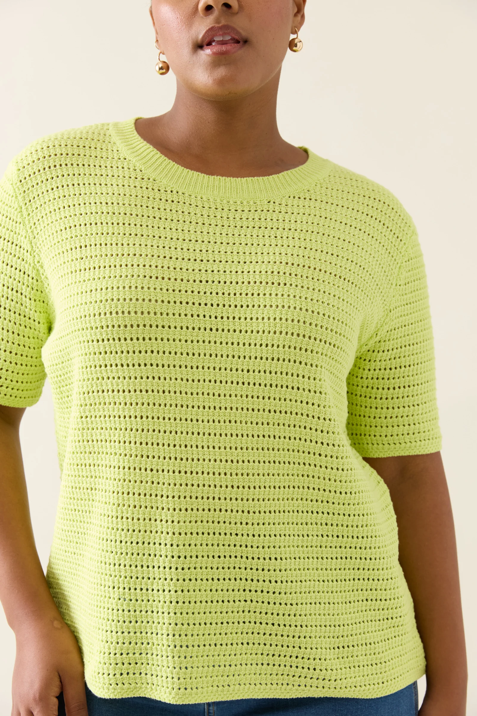 Sylvie Knit Tshirt - Pomelo - Image 6