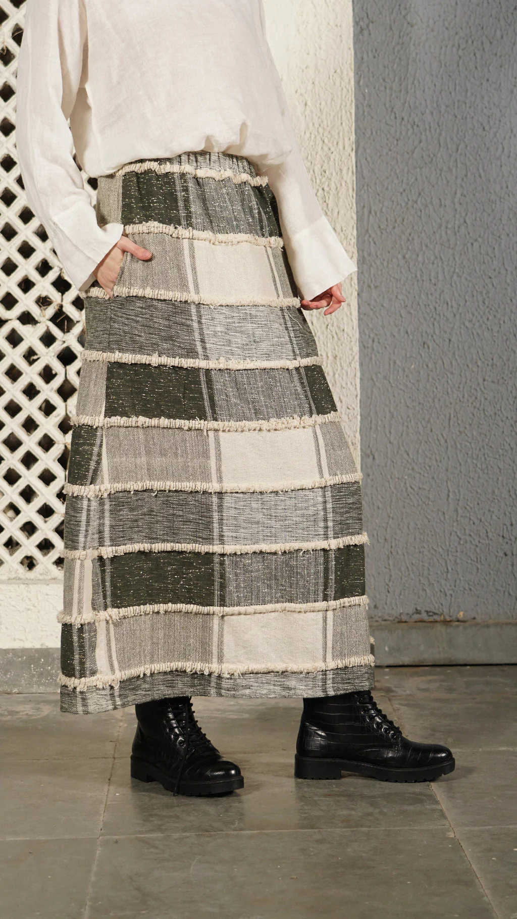Tanner Skirt in Khaki - Image 2