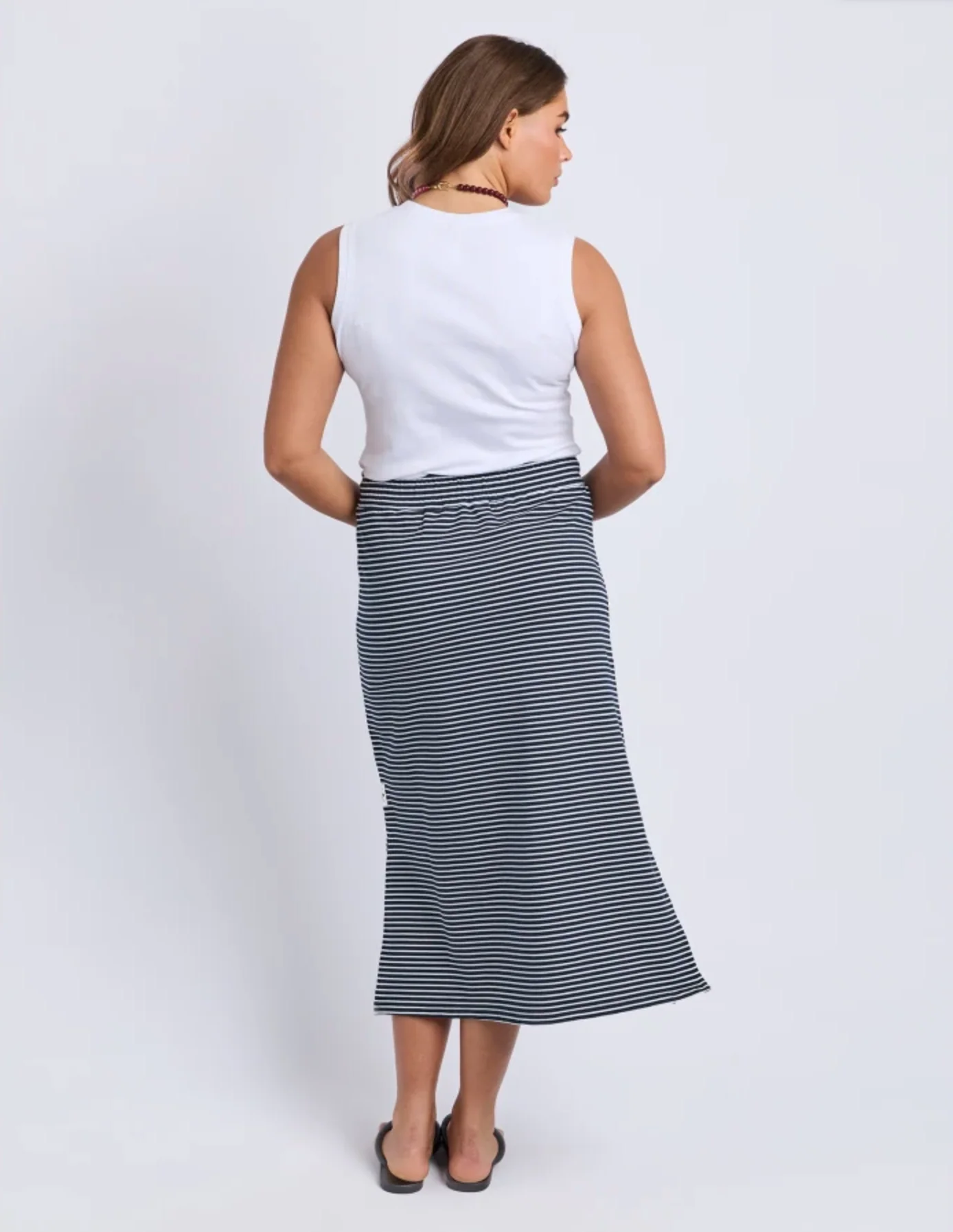 Travel Skirt - Navy/White Stripe - Image 2