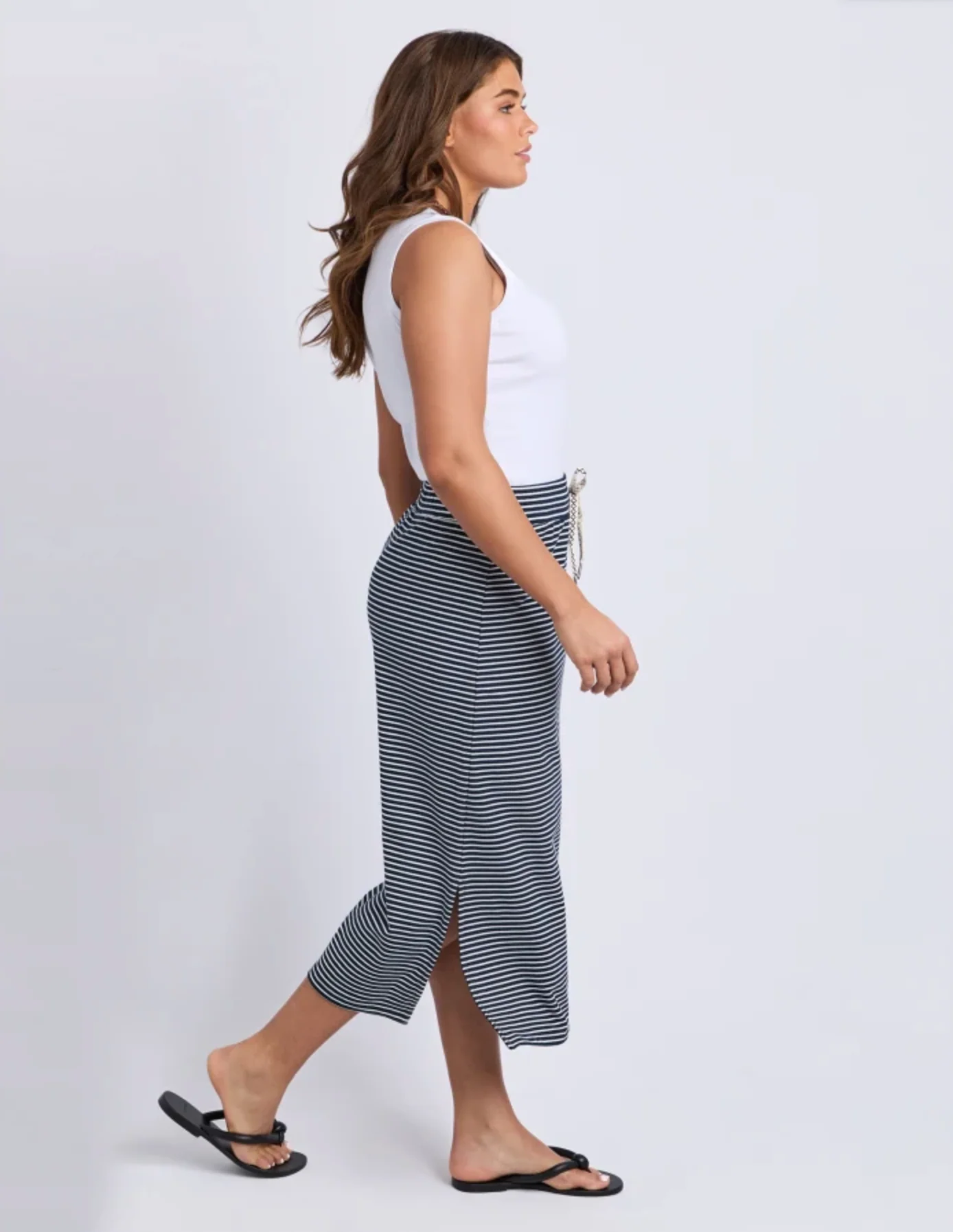 Travel Skirt - Navy/White Stripe - Image 3