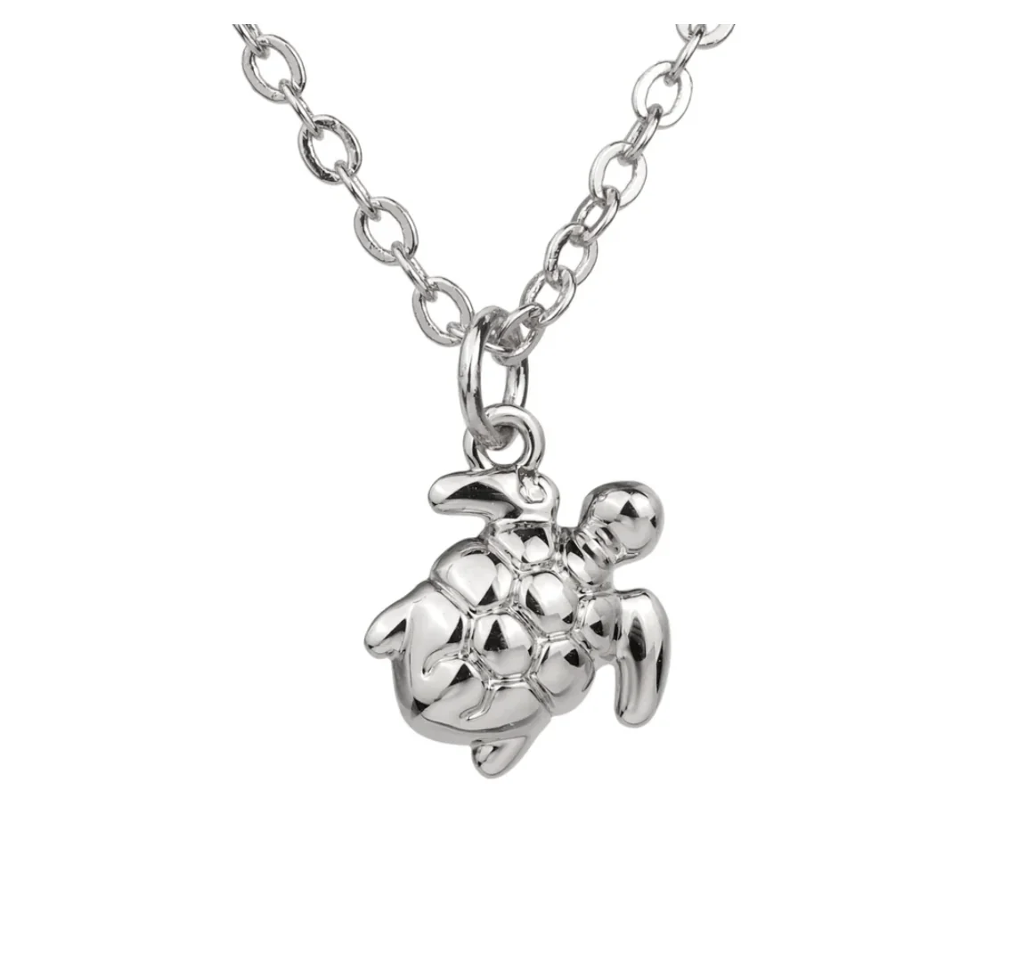 Turtles Necklace - Silver