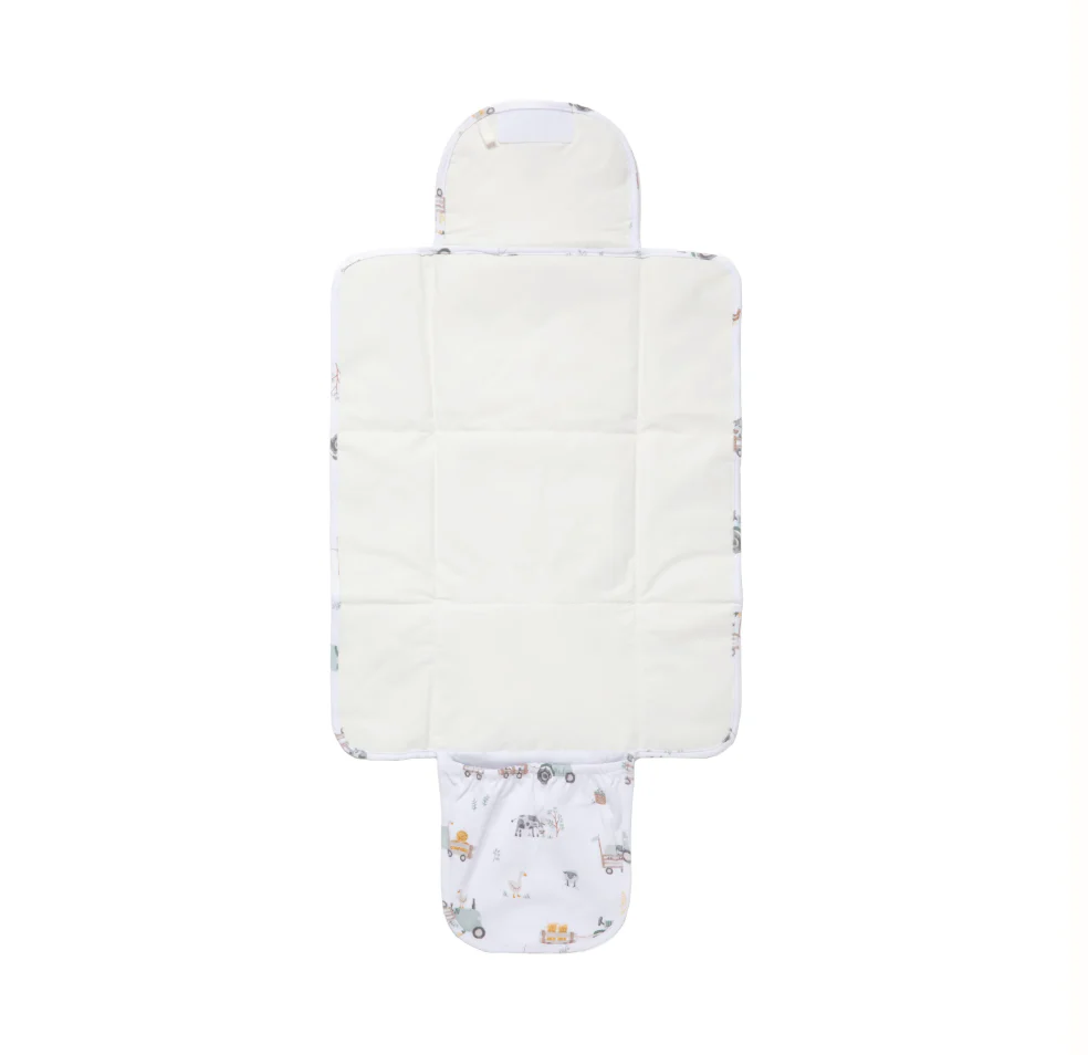 Waterproof Travel Change Mat - Tractor Ride - Image 2