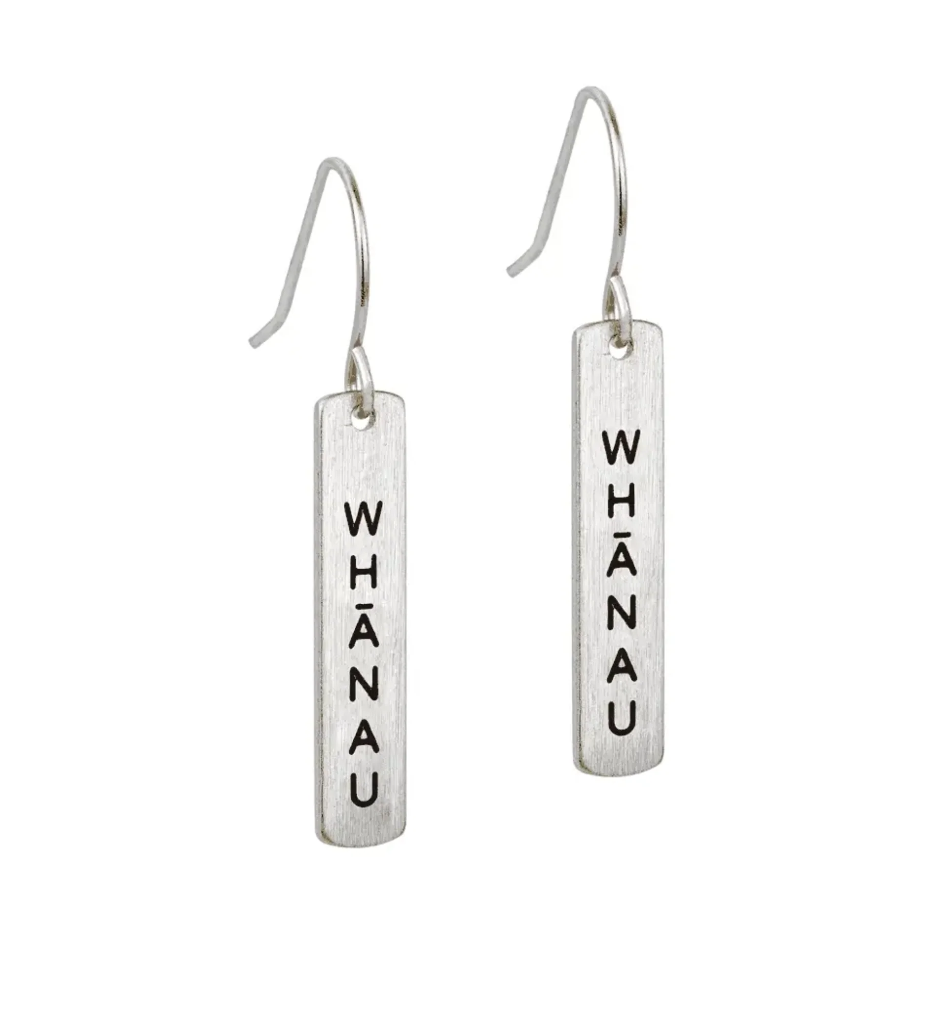 Whānau – Family – Earrings - Silver