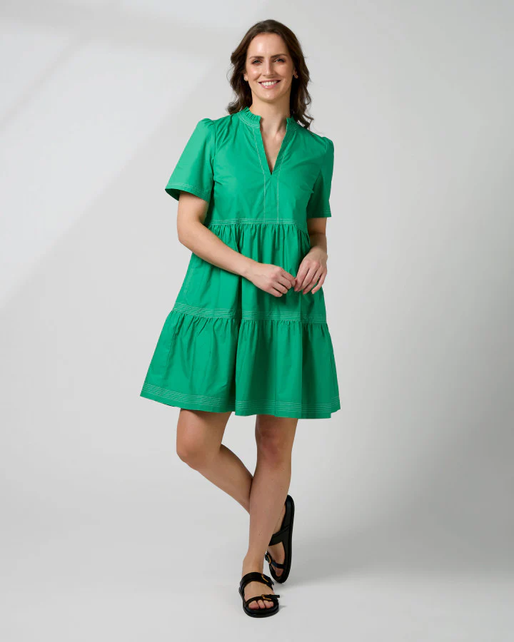 Willa Dress - Emerald - Image 6
