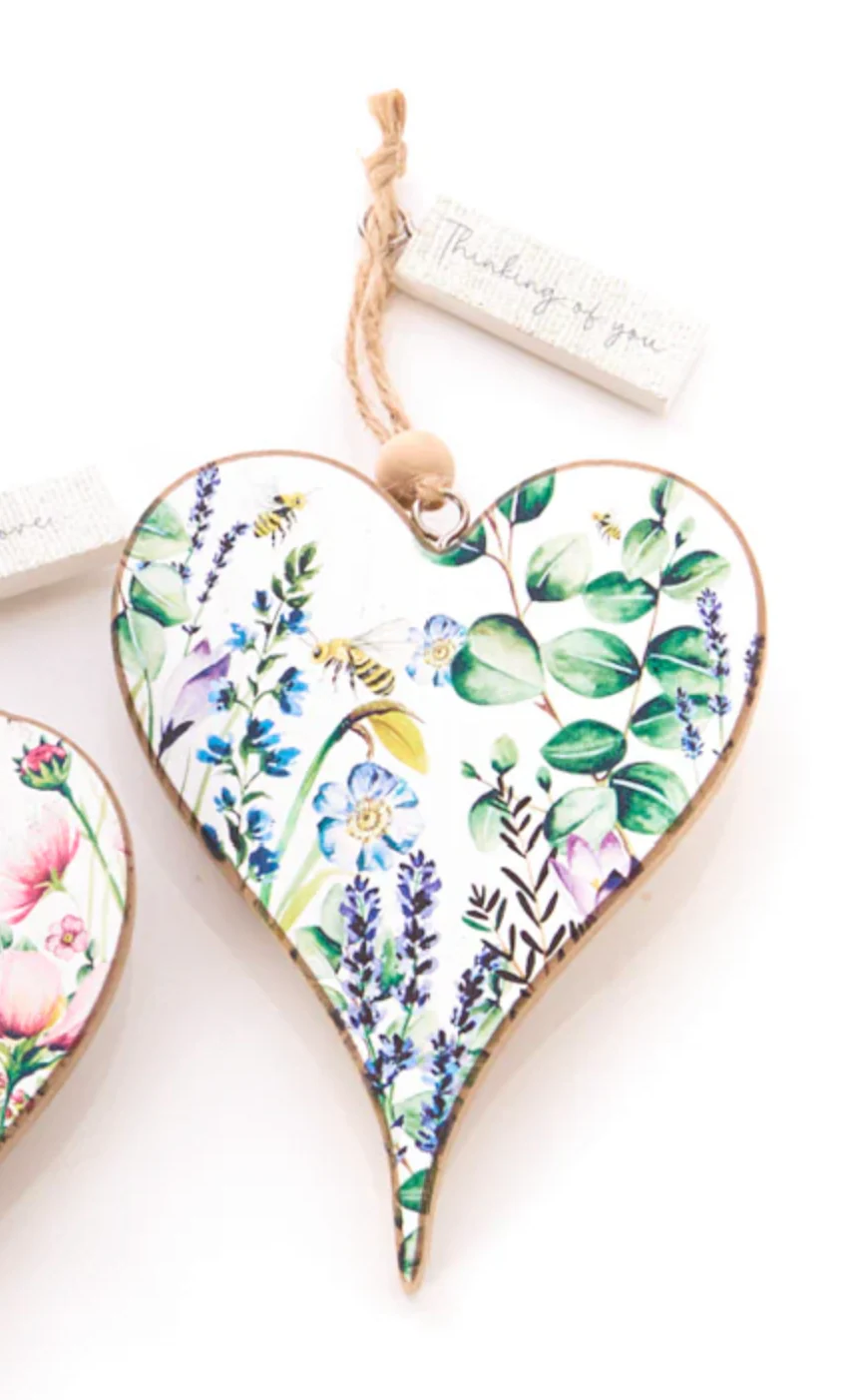Wooden Hanging Heart - Image 4