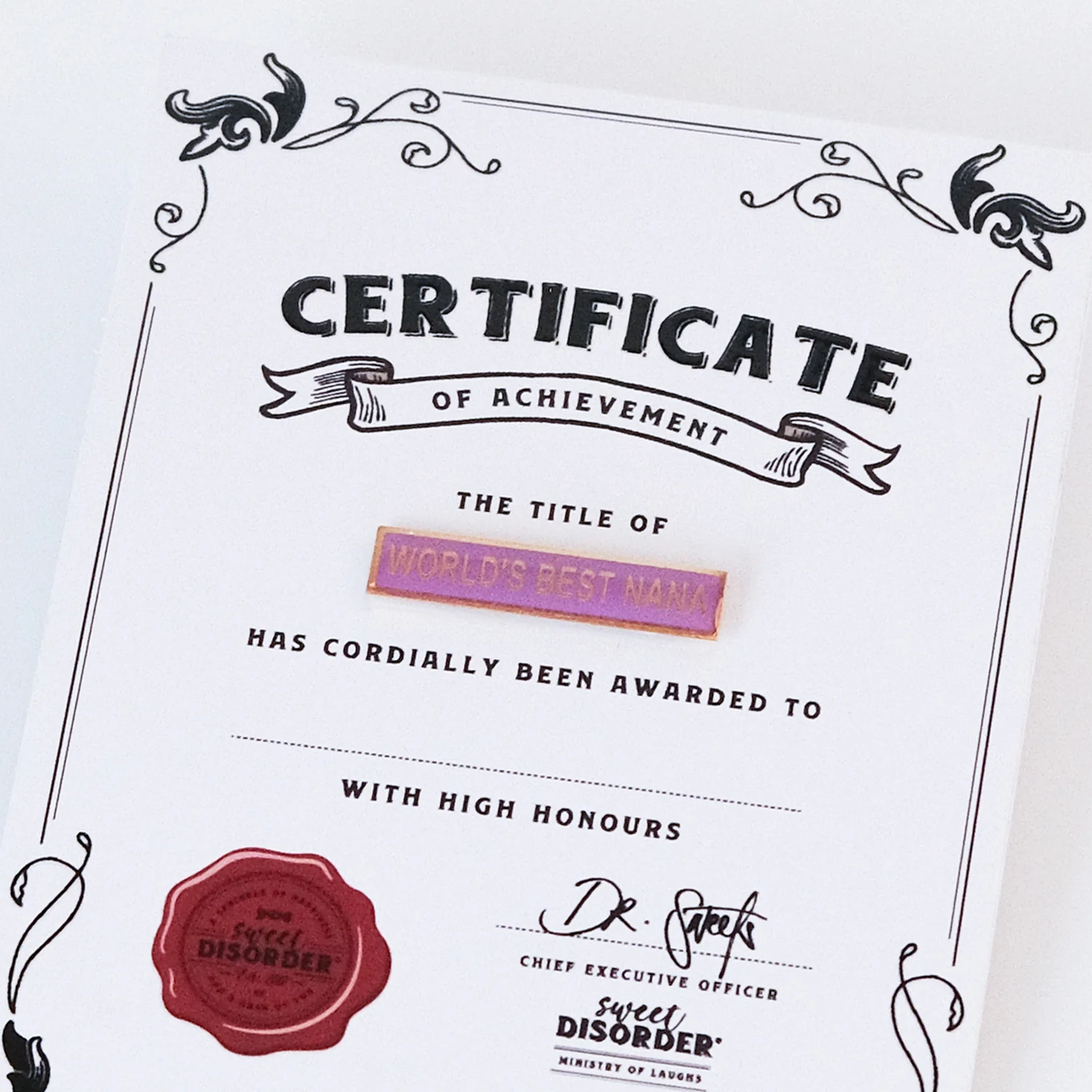 World's Best Nana Award Badge - Image 2
