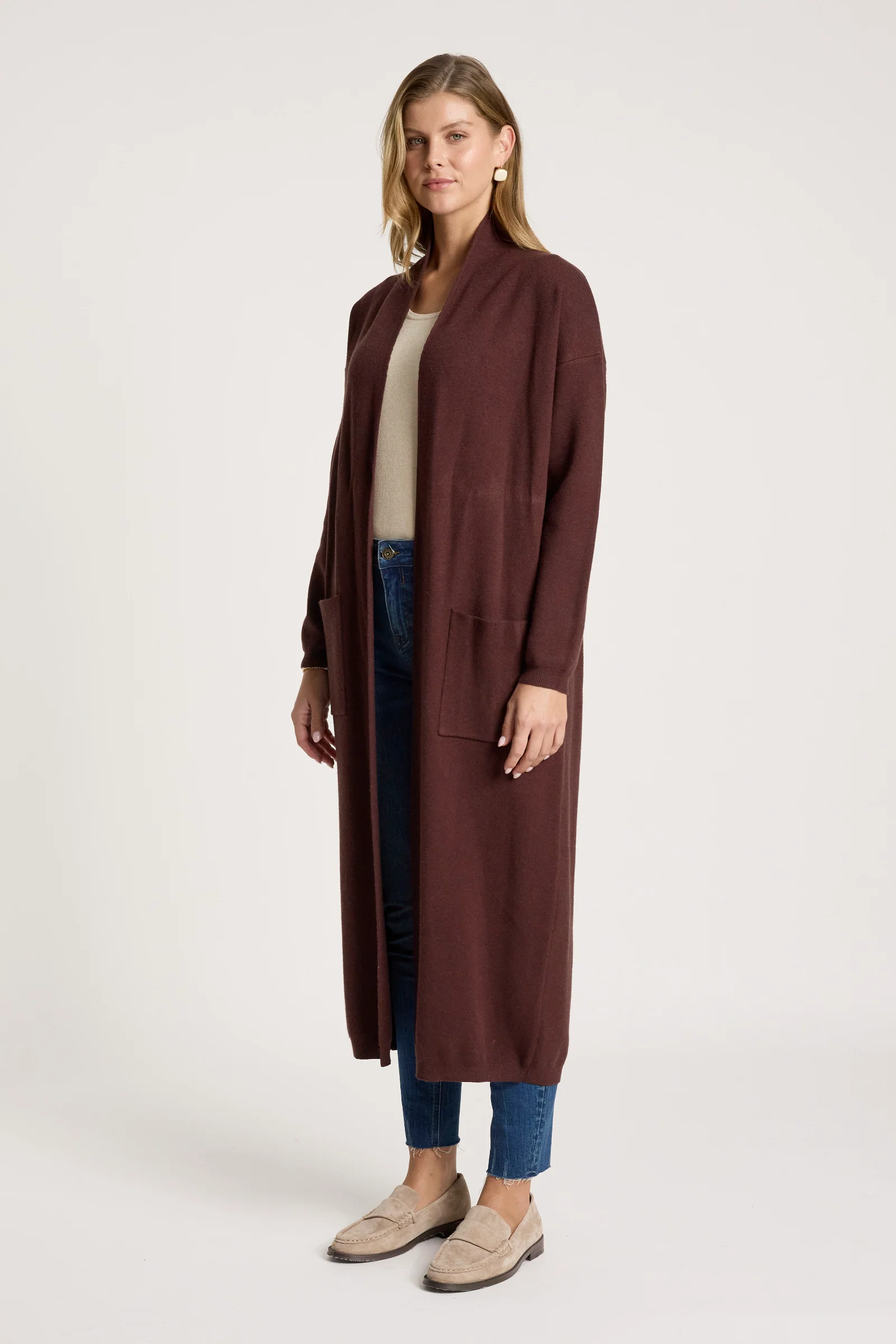 Zala Cardigan - Mahogany - Image 3