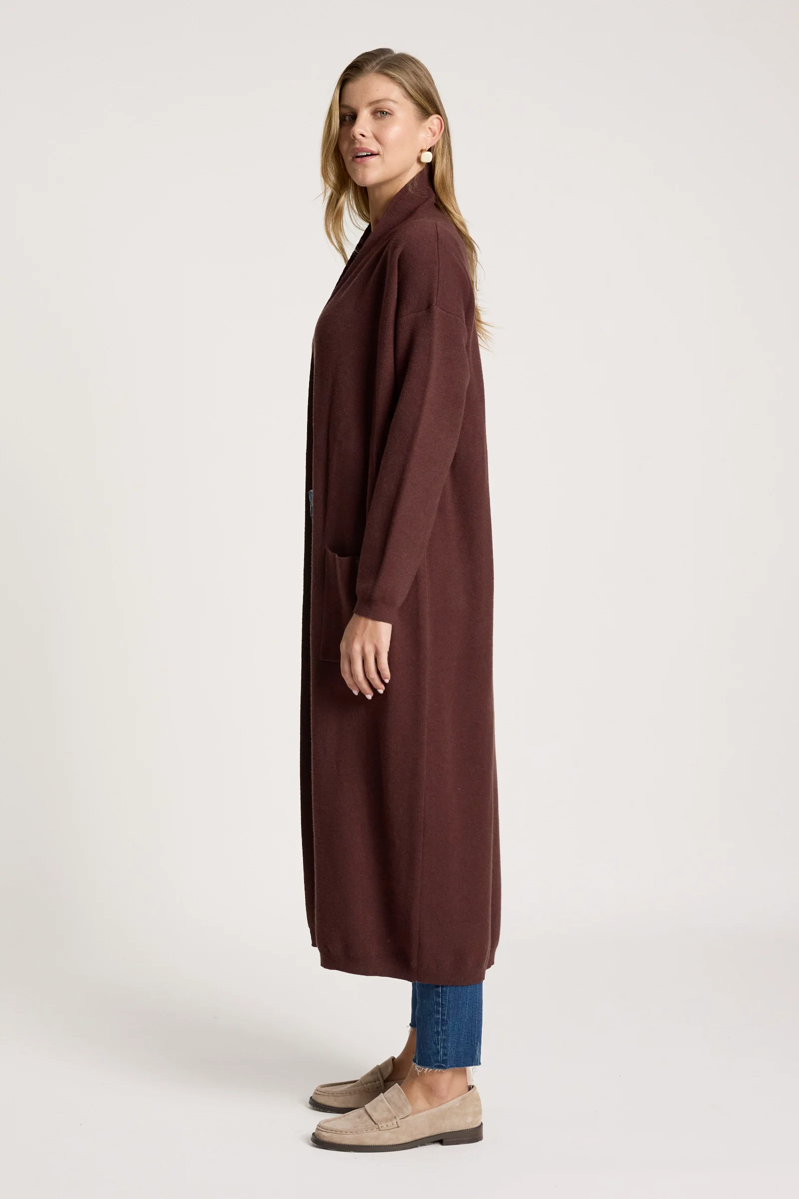 Zala Cardigan - Mahogany - Image 4