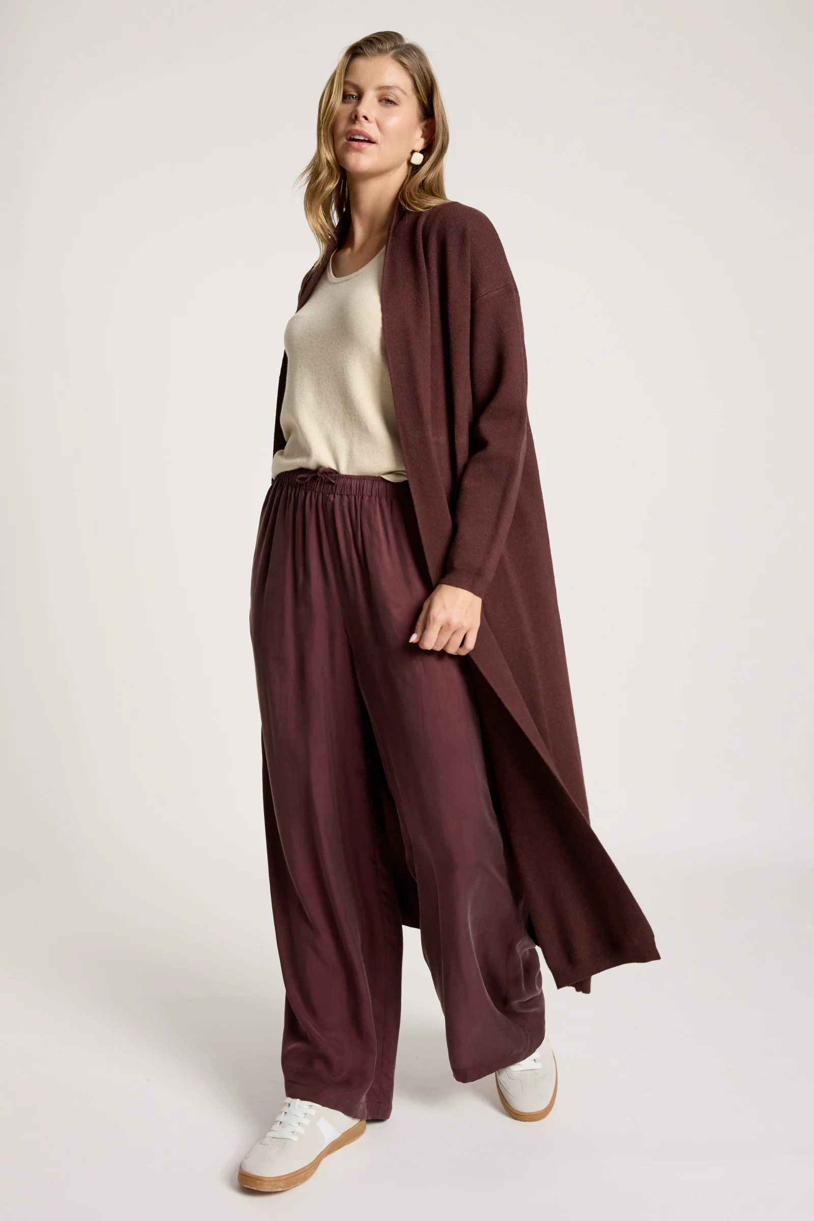 Zala Cardigan - Mahogany - Image 6